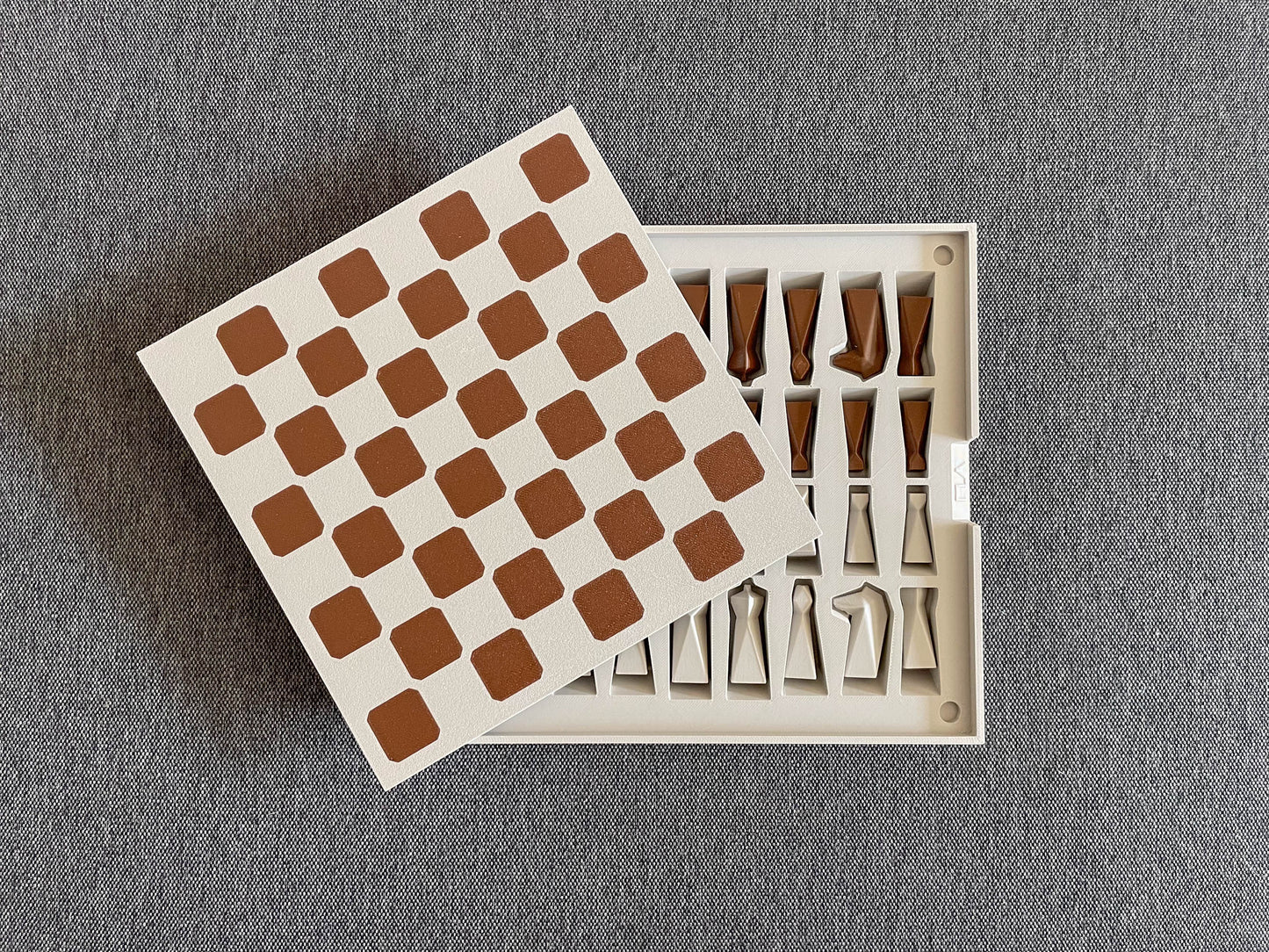 Travel Chess Set Muted Colors