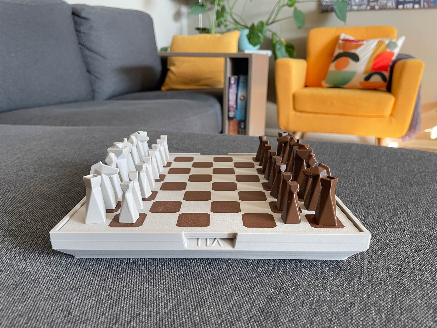 Travel Chess Set Muted Colors