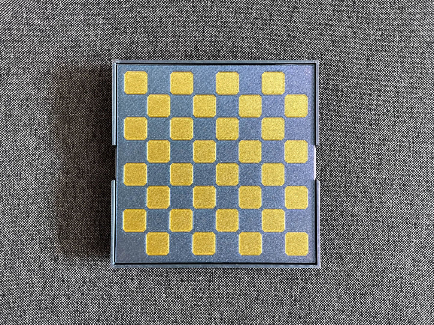 Travel Chess Set Metallic Colors