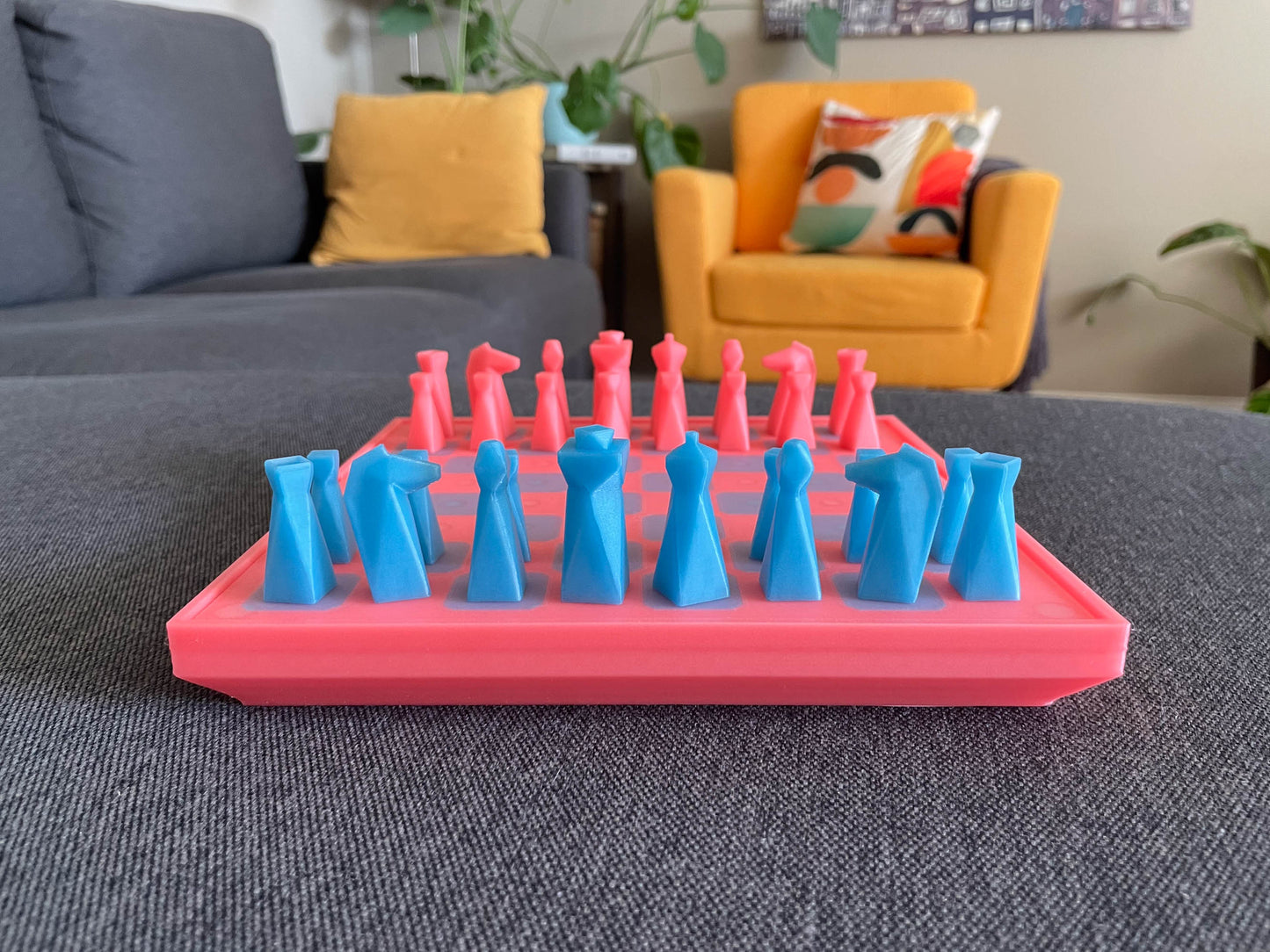 Travel Chess Set Luminous Colors