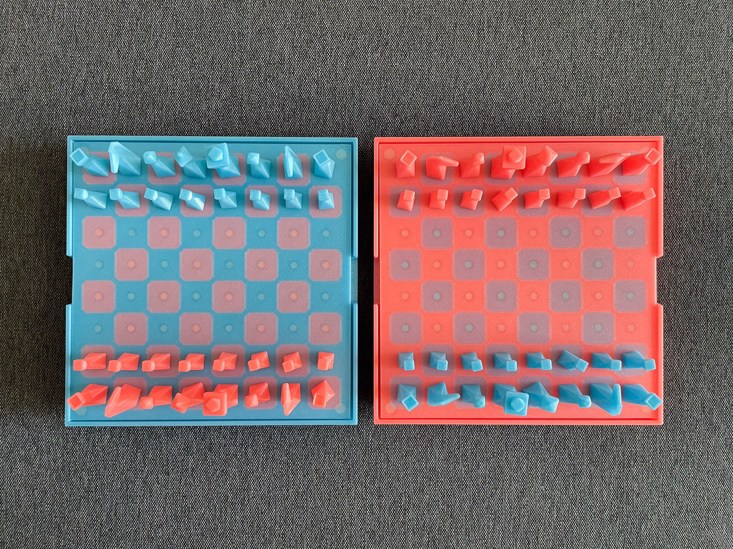 Travel Chess Set Luminous Colors