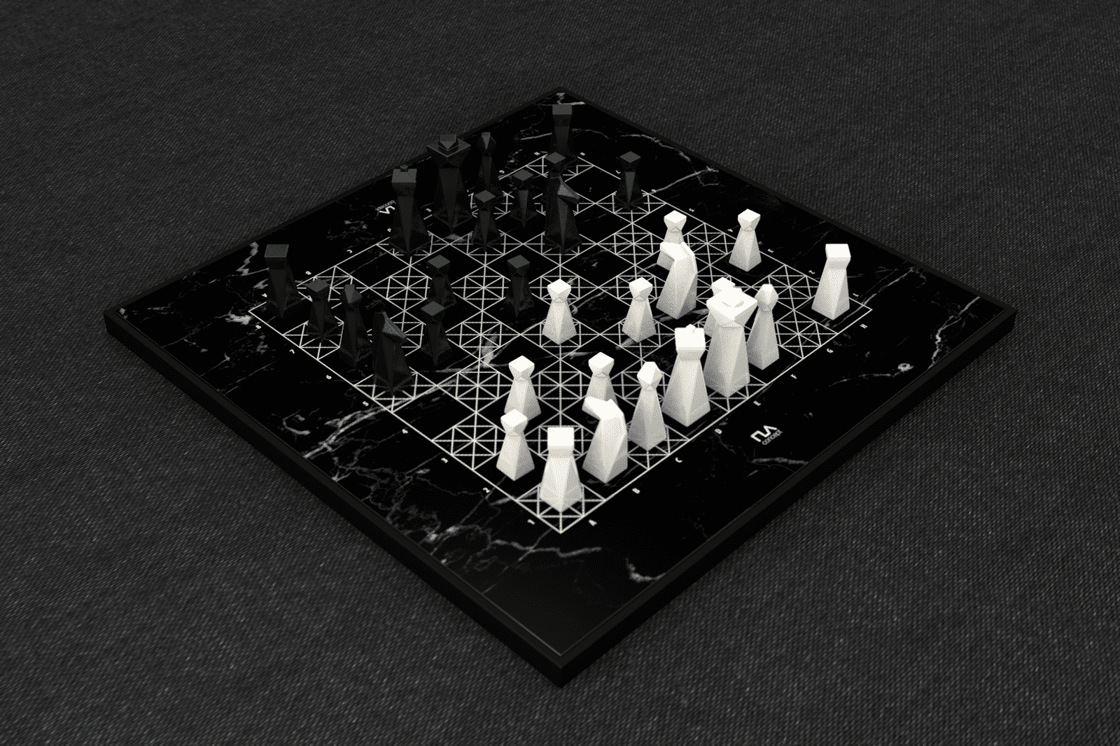 Black Marble Luxury Chess Set - Custom Chess Board - Weighted Resin Chess  Pieces – PLA Concept