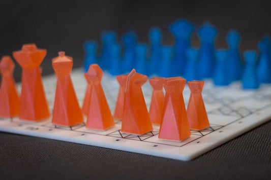 Pearl Resin Chess Pieces
