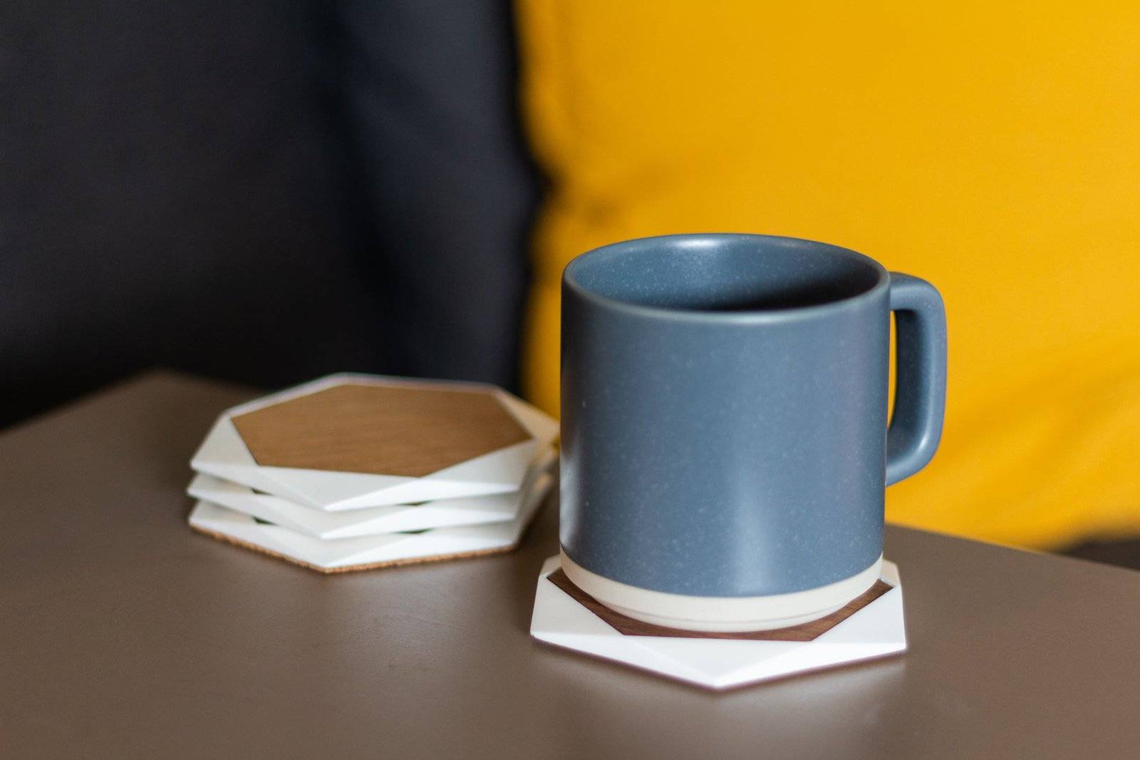 Coasters - Handmade geometric modern chess set design gift by PLA Concept