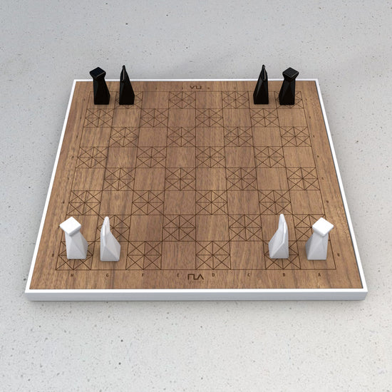 Chess Pieces 3 Black Chessboard Setup Board Game (Download Now) 