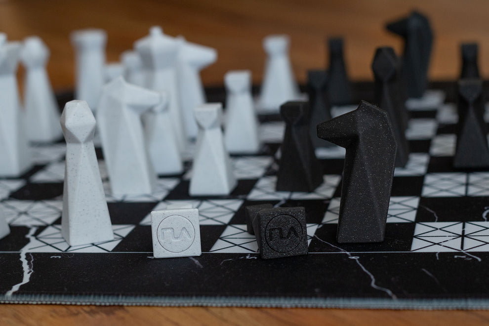 3D Printed Weighted Chess Pieces - Modern Unique Chess Gifts – PLA Concept