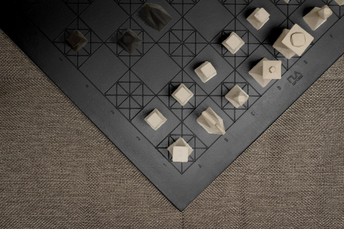 Concrete Matte Chess Set - Modern Chess Pieces - Luxury Chess ...
