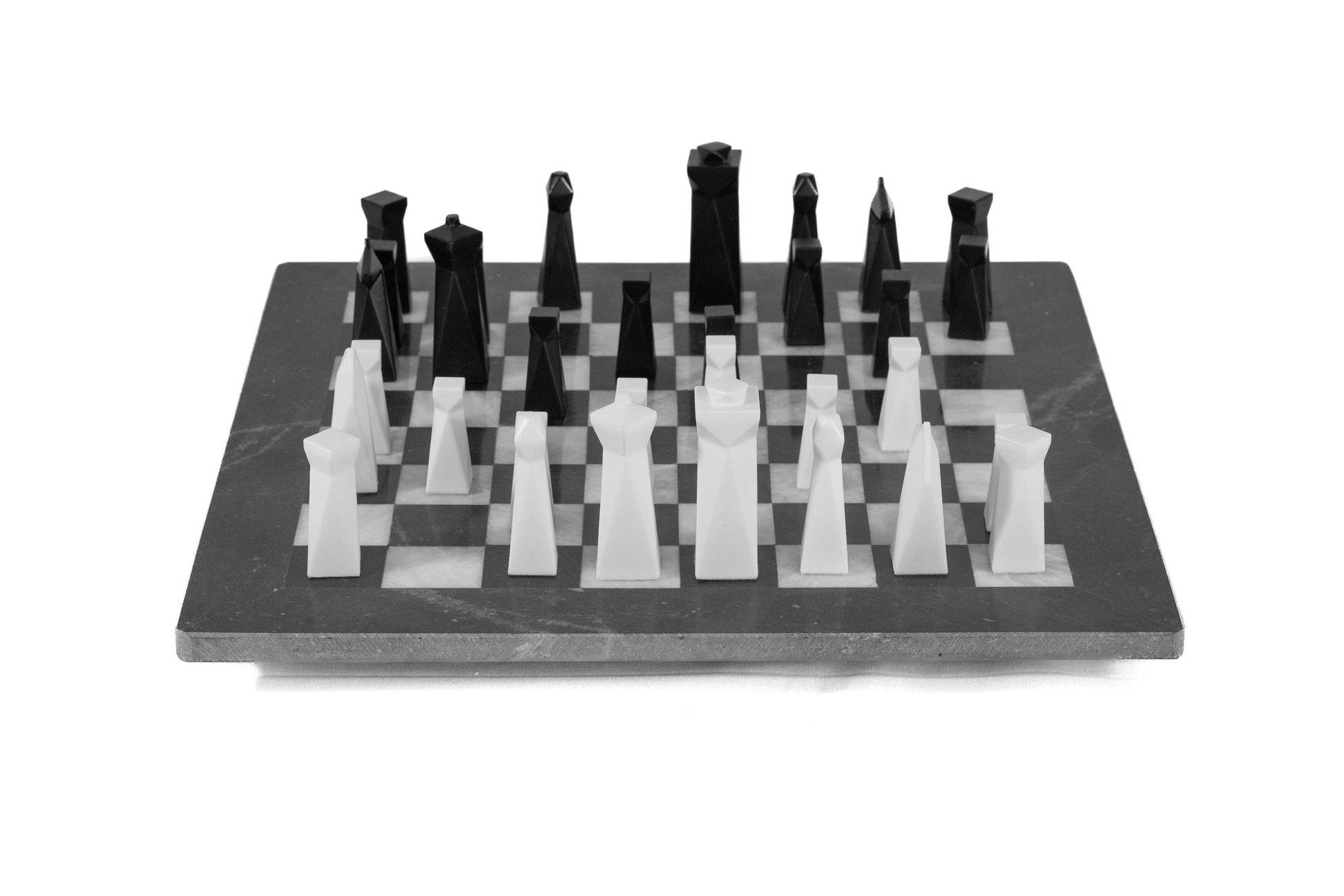Handmade Wooden Chess Set Luxury Stone and Resin Chess 