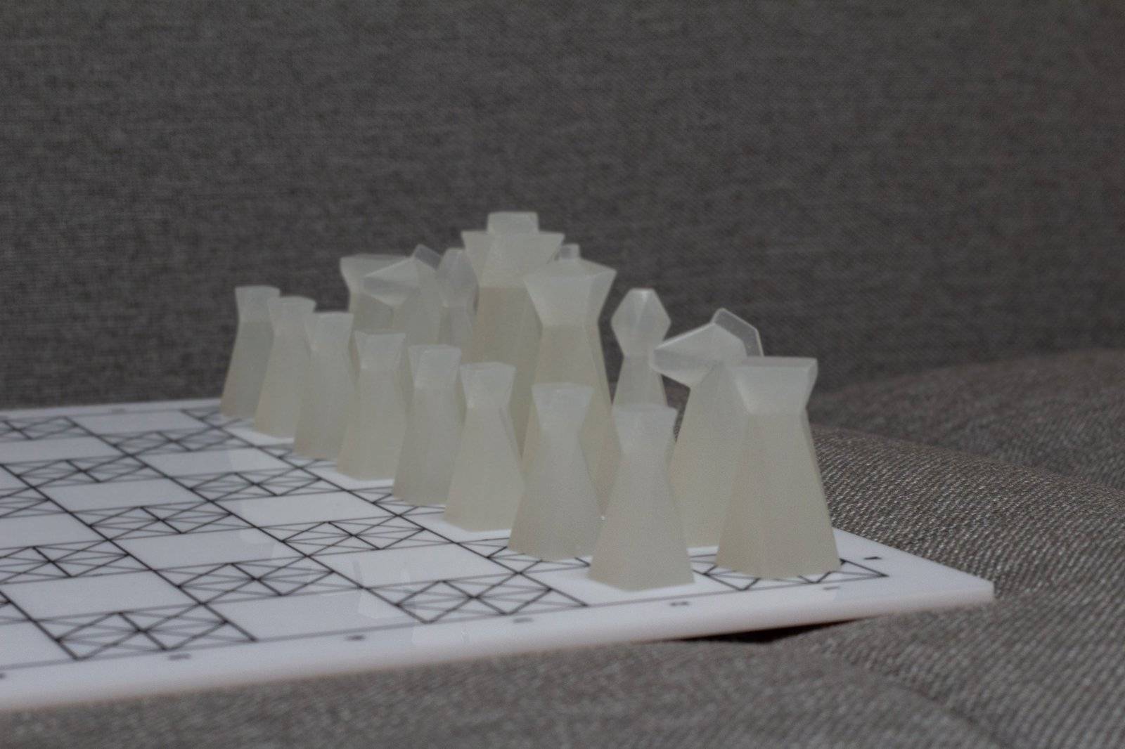 Chess: Transparent Aesthetic Game