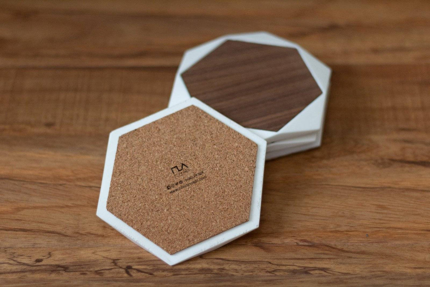 Coasters - Handmade geometric modern chess set design gift by PLA Concept